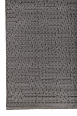 Trevix Slate Gray Polypropylene Rug