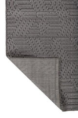 Trevix Slate Gray Polypropylene Rug