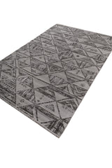 Asterlane Cyan Blue & Steel Gray Rug