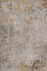 Elvora Ochre Linen Polypropylene Rug