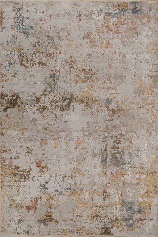 Soft Abstract Rug 6'6X10 Ft | Yellow Flash Linen Carpet For Living Room, Bedroom, Dining Room