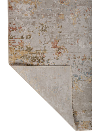 Soft Abstract Rug 6'6X10 Ft | Yellow Flash Linen Carpet For Living Room, Bedroom, Dining Room