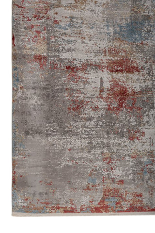 Zareon Rust Gray Polypropylene Rug