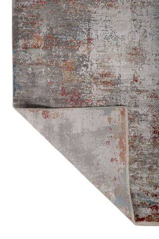 Zareon Rust Gray Polypropylene Rug