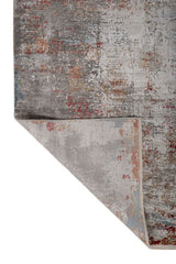 Zareon Rust Gray Polypropylene Rug