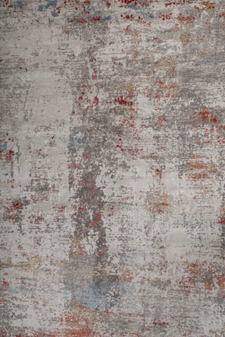 Zareon Rust Gray Polypropylene Rug