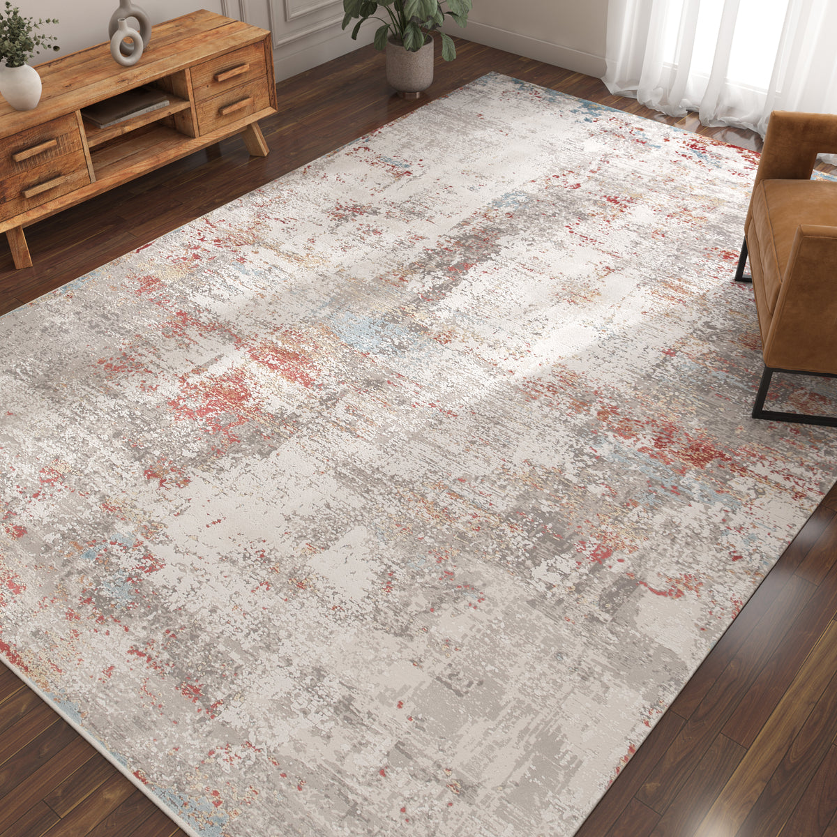 Asterlane Pale Aubergine & Pale Lilac Rug