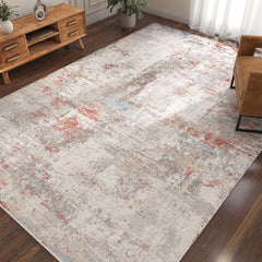 Asterlane Pale Aubergine & Pale Lilac Rug