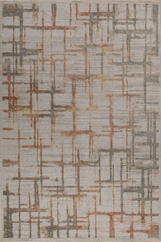 Orvexa Russet White Polypropylene Rug