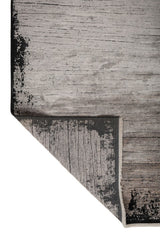 Soft Abstract Rug 6'6X9'6 Ft | Gray Ebony Carpet For Living Room, Bedroom, Dining Room