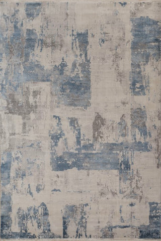 Nerion Ink Blue Polypropylene Rug