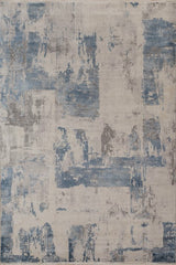 Nerion Ink Blue Polypropylene Rug