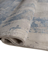 Nerion Ink Blue Polypropylene Rug