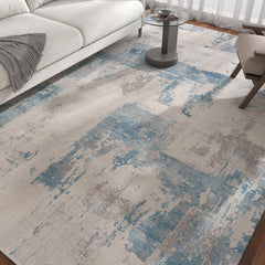 Asterlane Linen White & Inky Sea Rug