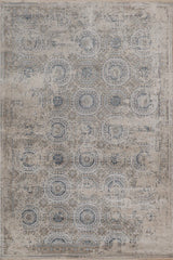 Selmora Linen Blue Polypropylene Rug