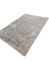 Selmora Linen Blue Polypropylene Rug