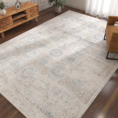 Asterlane Linen White & White Rug