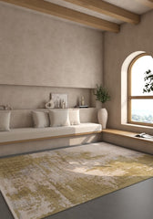 Olivar Moss Gray Polypropylene Rug