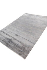 Zerith Mist Gray Polypropylene Rug