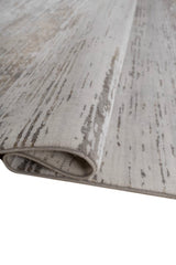 Ravion Beige Gray Polypropylene Rug