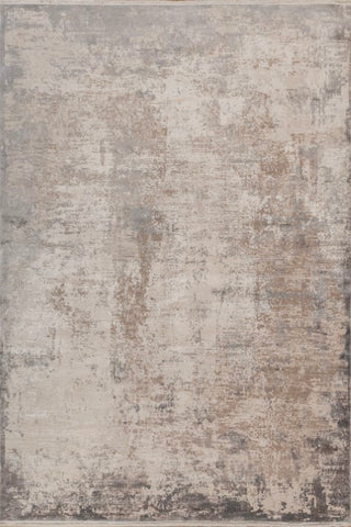 Bravon Beige Gray Polypropylene Rug