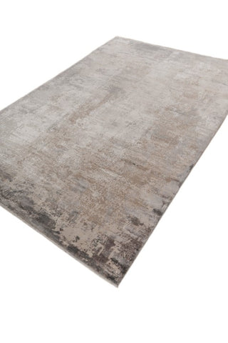Bravon Beige Gray Polypropylene Rug