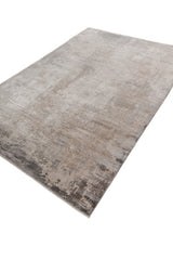 Bravon Beige Gray Polypropylene Rug