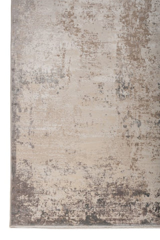Bravon Beige Gray Polypropylene Rug