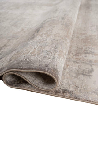 Bravon Beige Gray Polypropylene Rug