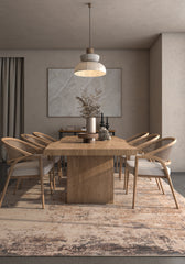 Soft Abstract Rug 6'6X9'6 Ft | Medium Taupe Soft Beige Carpet For Living Room, Bedroom, Dining Room