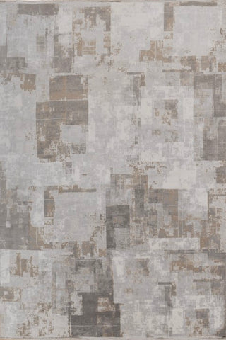 Virexa Soft Gray Polypropylene Rug