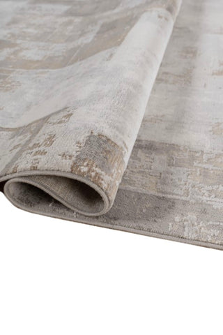 Virexa Soft Gray Polypropylene Rug