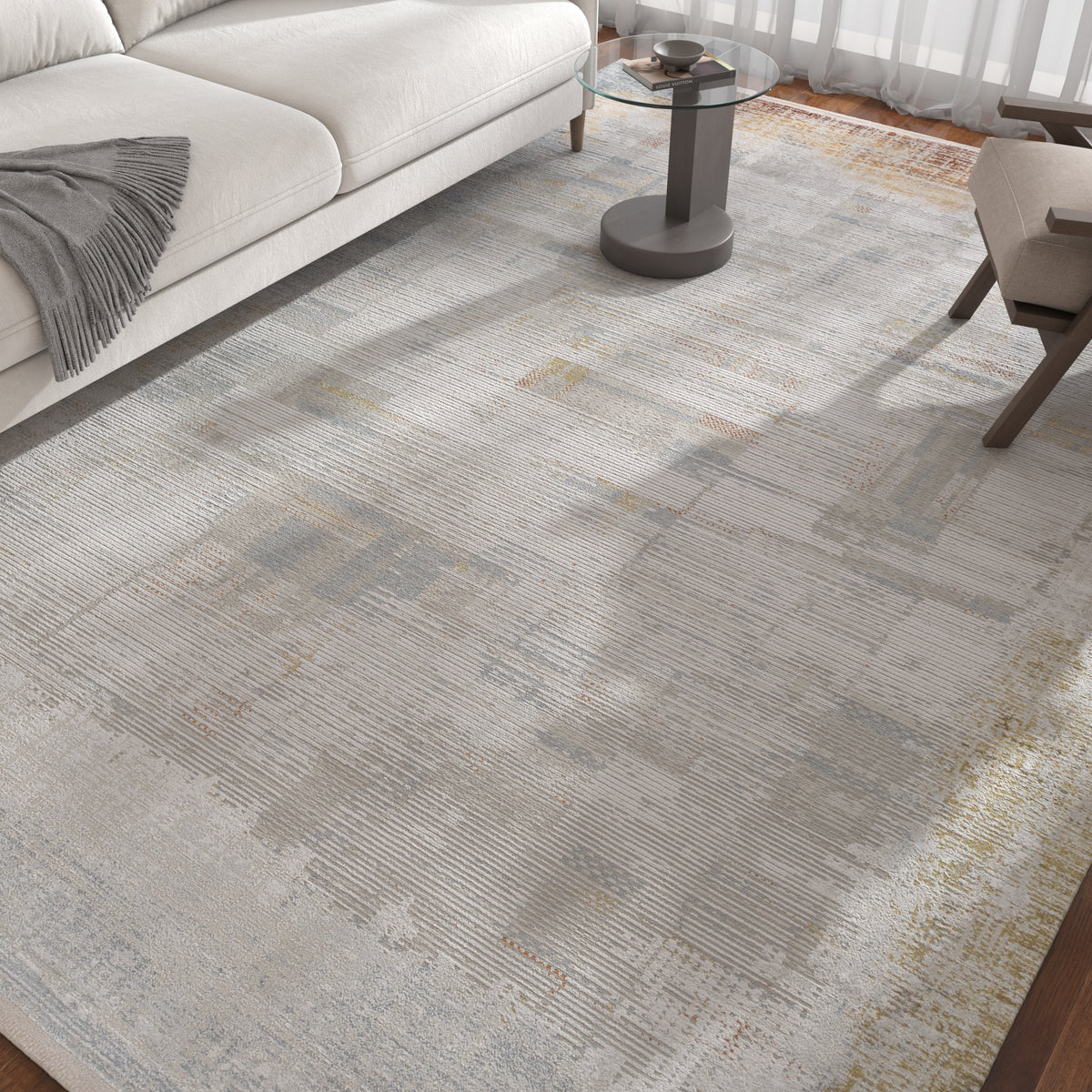 Asterlane Cyan Blue & Green Rug