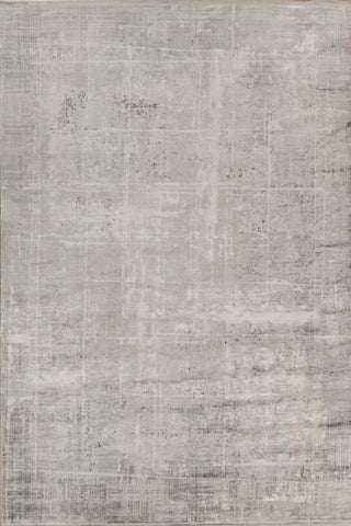 Zerion Steel Gray Polypropylene Rug