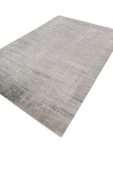 Zerion Steel Gray Polypropylene Rug