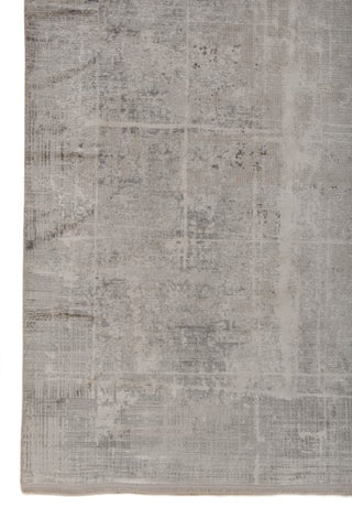 Zerion Steel Gray Polypropylene Rug