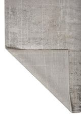 Zerion Steel Gray Polypropylene Rug