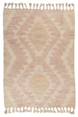 Aurielle Blush Beige Wool Rug
