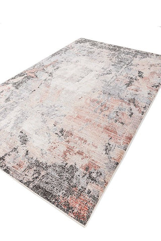 Asterlane Abstract Deco Rose & Cocoa Brown Rug - Asterlane