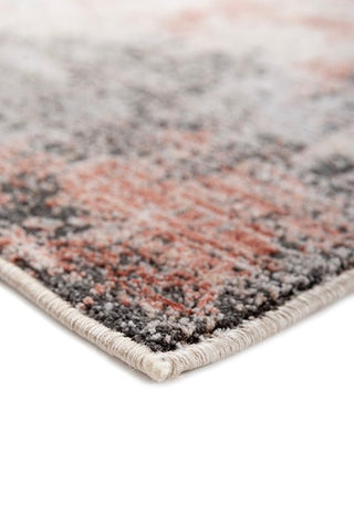 Asterlane Abstract Deco Rose & Cocoa Brown Rug - Asterlane