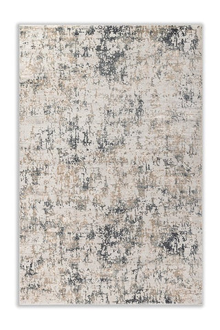 Asterlane Abstract Frost Gray & Honey Yellow Rug - Asterlane