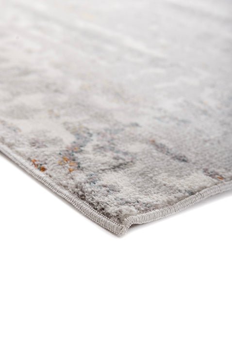Asterlane Abstract Natural Gray & Pearl Blue Color Rug - Asterlane
