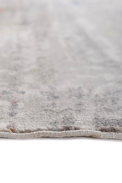 Asterlane Abstract Natural Gray & Pearl Blue Color Rug - Asterlane