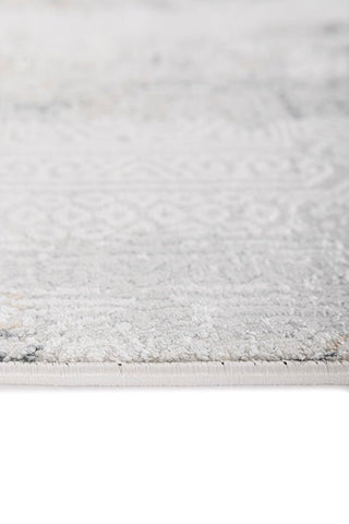 Asterlane Abstract Winter White & Crystal Gray Color Rug - Asterlane