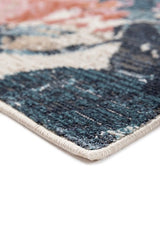 Asterlane Floral Lime Green & Rose Petal Color Rug - Asterlane