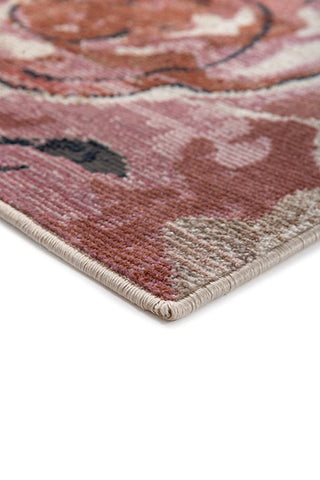 Asterlane Floral Rose Petal & Beige Color Rug - Asterlane