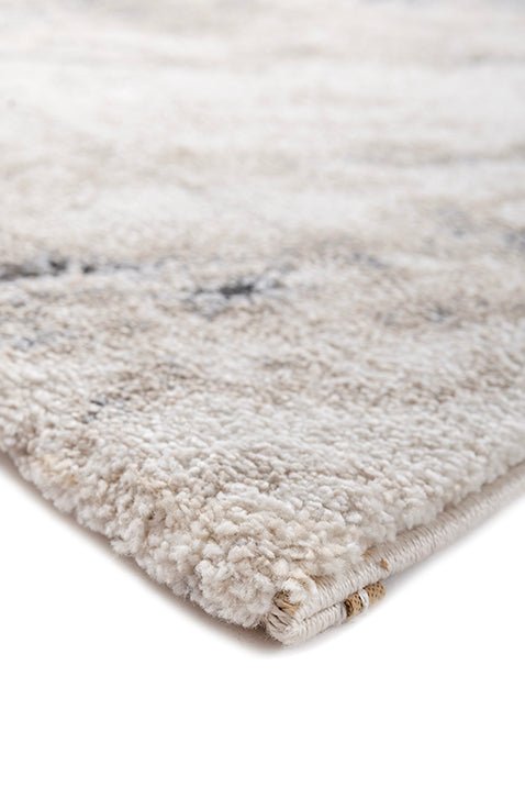 Asterlane Marble Ivory Cream & Dark Brown Color Rug - Asterlane