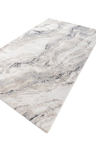 Asterlane Marble Ivory Cream & Dark Brown Color Rug - Asterlane