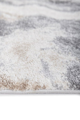 Asterlane Swirl Cream & Classic Gray Color Rug - Asterlane