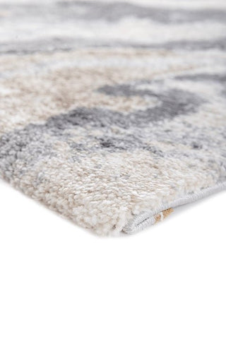 Asterlane Swirl Cream & Classic Gray Color Rug - Asterlane